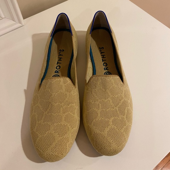 Rothy's Shoes - EUC Rothy’s Safari Gold Loafers - Size 10